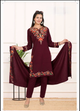 Winter Daffodil 3pc embroidery suit