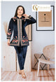 velvet Embroidery  Cordset