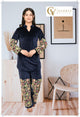 velvet Embroidery  Cordset