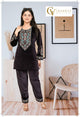 velvet Embroidery  Cordset