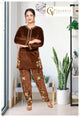 velvet Embroidery  Cordset