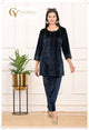 velvet Embroidery  Cordset