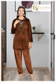 velvet Embroidery  Cordset