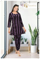 Velvet Embroidery Cordset