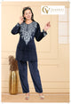 Velvet Embroidery Cordset